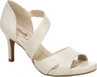 Life Stride Womens Mega Dress Heeled Sandals In Almond Milk