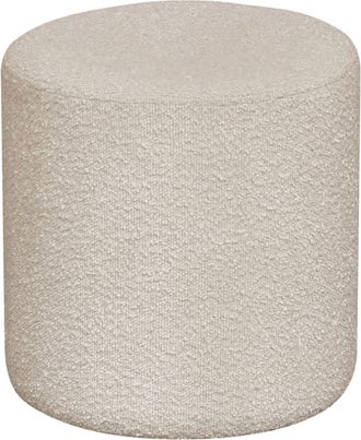 Moloo Puf de tela boucle beige &oslash;34 cm