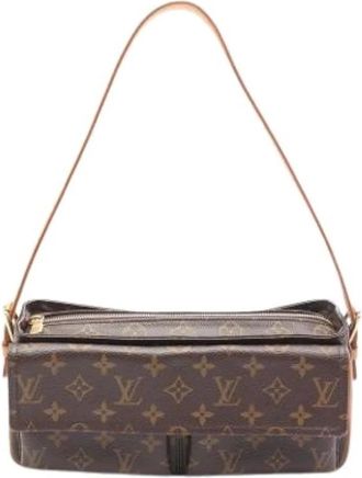 Louis Vuitton Pre-owned Shoulder Bags, female, Brown, Size: ONE SIZE Pre-owned Vintage Canvas Shoulder Bag
