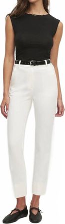 Favorite Daughter Favorite Cigarette Pants In Ivory