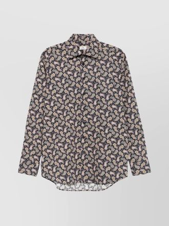 Etro printed cotton long-sleeve shirt