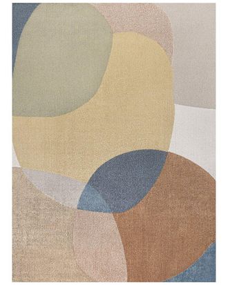 Jonathan Y Designs Jonathan Y Pebble Geometric Contemporary Machine-Washable Polyester Rug