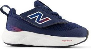 New Balance Ni&ntilde;os Fresh Foam 625 New-B Hook & Loop en Azul/Rojo, Malla, Talla 21.5