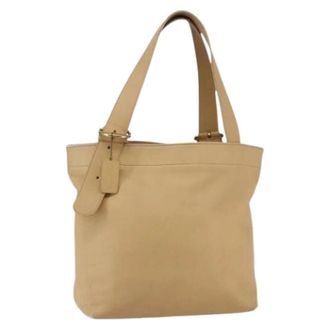 Coach Pre-owned Tote Bags, female, Beige, Size: ONE SIZE Pre-owned Tote Bag