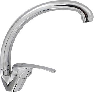 Trade Shop Trade Shop - Rubinetto Cucina Lavello Monoforo Miscelatore Orientabile Cromato Satinato 79827