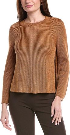 Lafayette 148 New York Open Sided Silk-Blend Pullover
