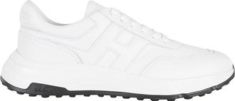 Hogan Hyperlight Lace-Up - Heren - Sneakers - Wit - 42 EU - Leer - Schoenen