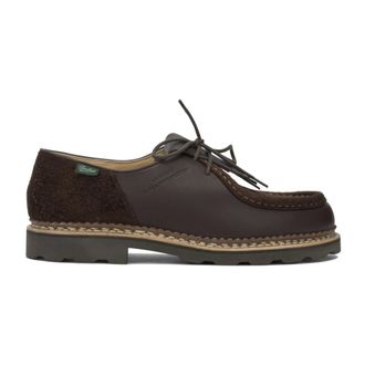 Paraboot Laced Shoes, male, Brown, Size: 10 1/2 US Michael