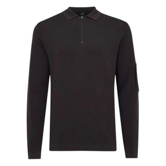 Genti Polo Zip LS - Tops - Hombre - P&uacute;rpura - XL