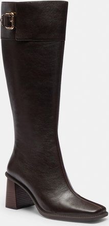 Coach Heeled Buckle Boot