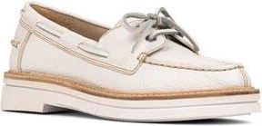 Donald J Pliner Lillith Boat Shoe in Off White at Nordstrom Rack, Size 7.5