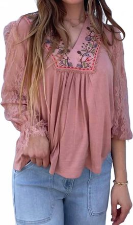 Bl^nk London Enima Top In Flirty Flamingo