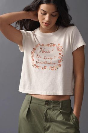 Re/Done Cotton Boxy Graphic Tee