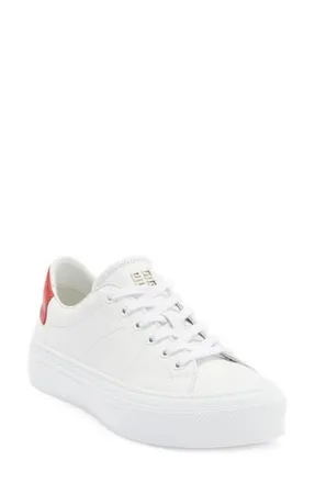 Givenchy City Sport Low Top Sneaker in White Red at Nordstrom Rack, Size 10Us / 40Eu