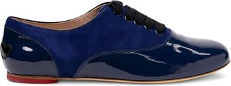 Hogan patent heart detail Oxford shoes - Blue