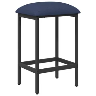 vidaXL Taburete De Bar Azul 40 X 32 X 64 Cm Madera De Ingenier&iacute;a Vidaxl