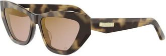 Dior Cdior B6I 24L6 Zonnebrillen - Dames - Zonnebrillen - Bruin - 56 MM - Accessoires
