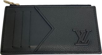 Louis Vuitton Navy Coin Purse/Coin Case (Pre-Owned)