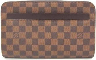Louis Vuitton Pre-owned Saint Louis Clutch bag - Dames - Vintage Accessoires - Bruin - ONE Size - Vintage