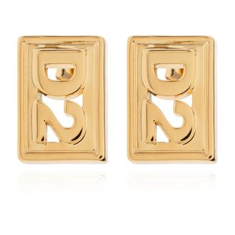 Dsquared2 D2 Statement Oorbellen - Dames - Oorbellen - Geel - ONE Size - Accessoires