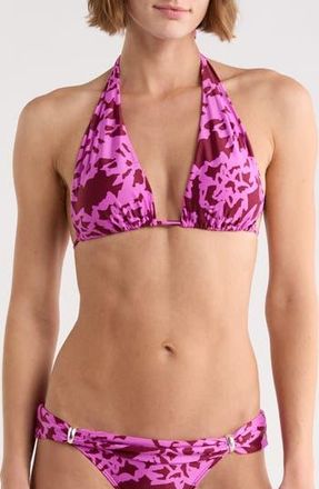 Vix Ponche Triangle Bikini Top in Oceana Ponche at Nordstrom Rack, Size X-Large