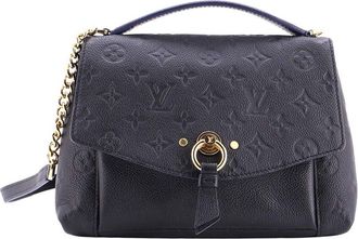 Louis Vuitton Black Monogram Empreinte Leather Blanche Bb (Authentic Pre- Loved)