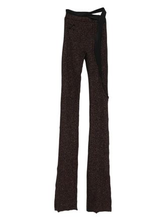 Ottolinger Pantaloni effetto glitter - Nero