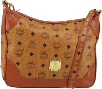 MCM Pre-owned Shoulder Bags, female, Brown, Size: ONE SIZE Pre-owned Shoulder Bag