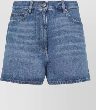 Valentino denim tailored shorts