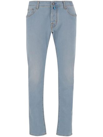 Jacob Cohen straight-leg jeans - men - Cotton/Elastane - 34 - Blue