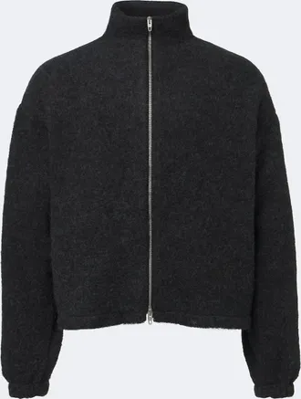 Jil Sander Wool-blend fleece sweatshirt