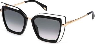 Police SPLP43 STARLIGHT 1 0Z50 Womens Sunglasses Black Size 54