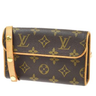 Louis Vuitton Florentine Waist Monogram Canvas Brown Canvas Handbag (Pre-Owned)