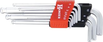 Hanger Juego De 9 Cl Sm Les 6 Pan T Te Sph Rique Crom Es - Colgador - 250111