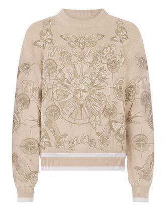 Philipp Plein Round Neck Pullover Tattoo