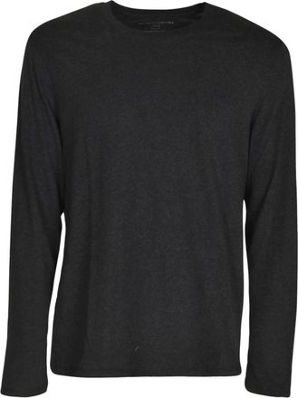 Majestic Filatures T-shirts en polos Zwart - Heren - Longsleeves - Zwart - XL - Tops
