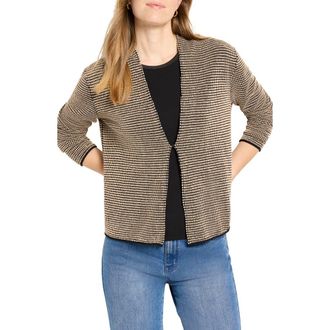 Nic+Zoe Pixel Hooked Up Cotton Blend Cardigan in Neutral Multi at Nordstrom Rack, Size X-Small