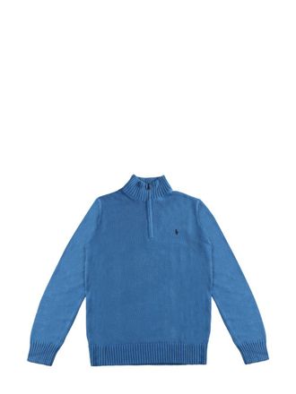 Polo Ralph Lauren Trui met geborduurd Polo Pony-logo - Blauw