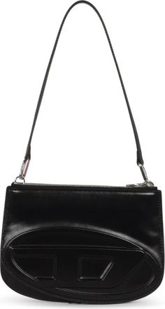 Diesel 1DR Twin Double-pouch Schoudertas - Dames - Schoudertassen - Zwart - ONE Size - Leer - Tassen