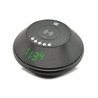 Trade Shop Trade Shop - Altavoz Bluetooth Con Radio Reloj, Tarjeta Tf, Auxiliar, 3 W, Inal&aacute;mbrico Para Tel&eacute;fono M&oacute;vil
