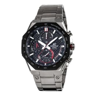 Casio Casio Edifice Analog Octagon Watch Crystal Silver Black EQW-A2100