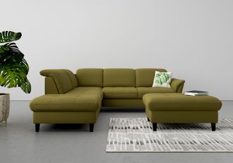 Sit&more Ecksofa »Maggiore L-Form« wahlweise mit Kopfteilverstellung, Bettfunktion und Stauraum