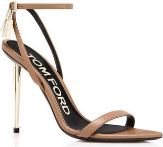 Tom Ford Padlock Pointy Toe Sandal in Rhum at Nordstrom, Size 10.5Us