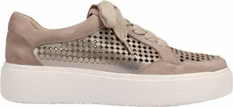 Vaneli Womens Yago Lace-Up Fashion Sneakers In Truffle