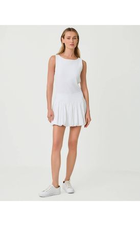 Lilly Pulitzer Upf50+ Giorgie Bubble Skort In Resort White