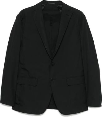 low brand Blazer con revers a lancia - Nero