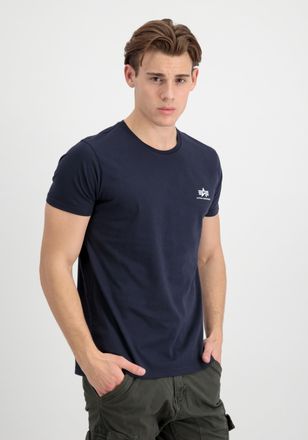 Alpha Industries T-Shirt ALPHA INDUSTRIES Basic T-Shirt SL, Herren, Gr. XL, blau (rep.blau), Obermaterial: 100% Baumwolle, Shirts T-Shirt