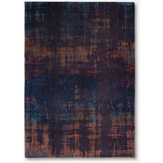 Louis De Poortere Dise&ntilde;o De Polvo Veneciano - Alfombra Abstracta Atlantic - Hecha En B&eacute;lgica - Acabado A Mano - Antideslizante Natural - 100% Poli&eacute;ster - Azul Atardecer