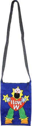 Walter Van Beirendonck Borsa tote I Love - Blu
