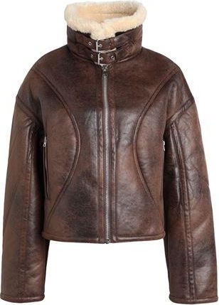 Topshop ROPA DE ABRIGO - Borreguito y pelo ecológico en YOOX.COM